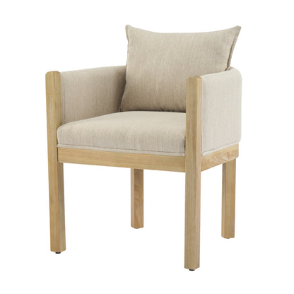 Ulradarisa Linen Upholstered Armchair (Set of 2)