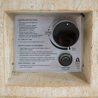 Alarion Outdoor Fire Pit Table Set – 40,000 BTU Propane Fire Pit with Matching Tank Holder