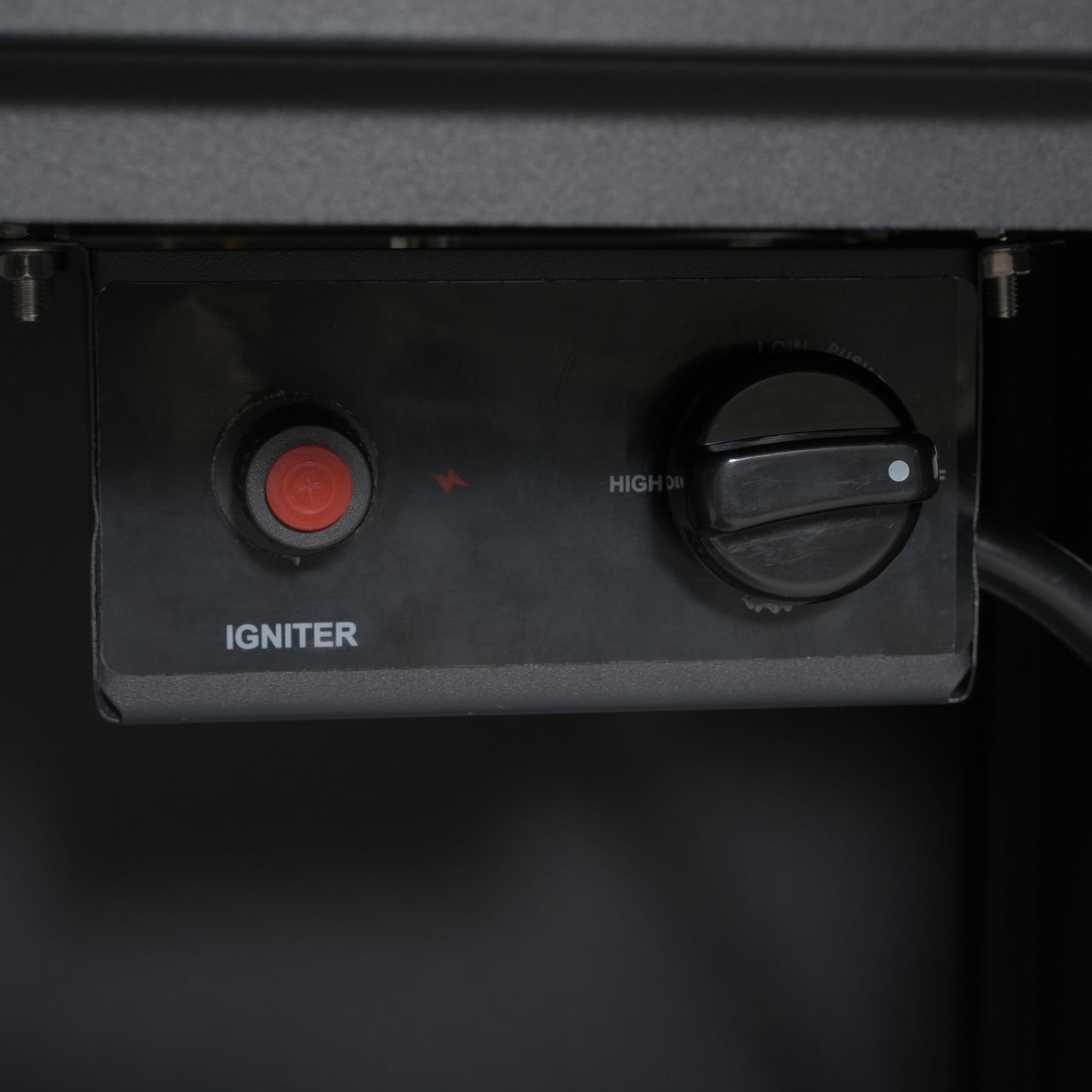 Lysoriel 30inch Square Galvanized Steel Fire Pit Table,Black,40000BTU