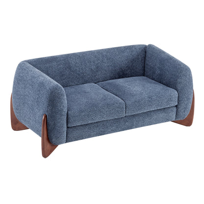 Amberlyn Modern Upholstered Loveseat