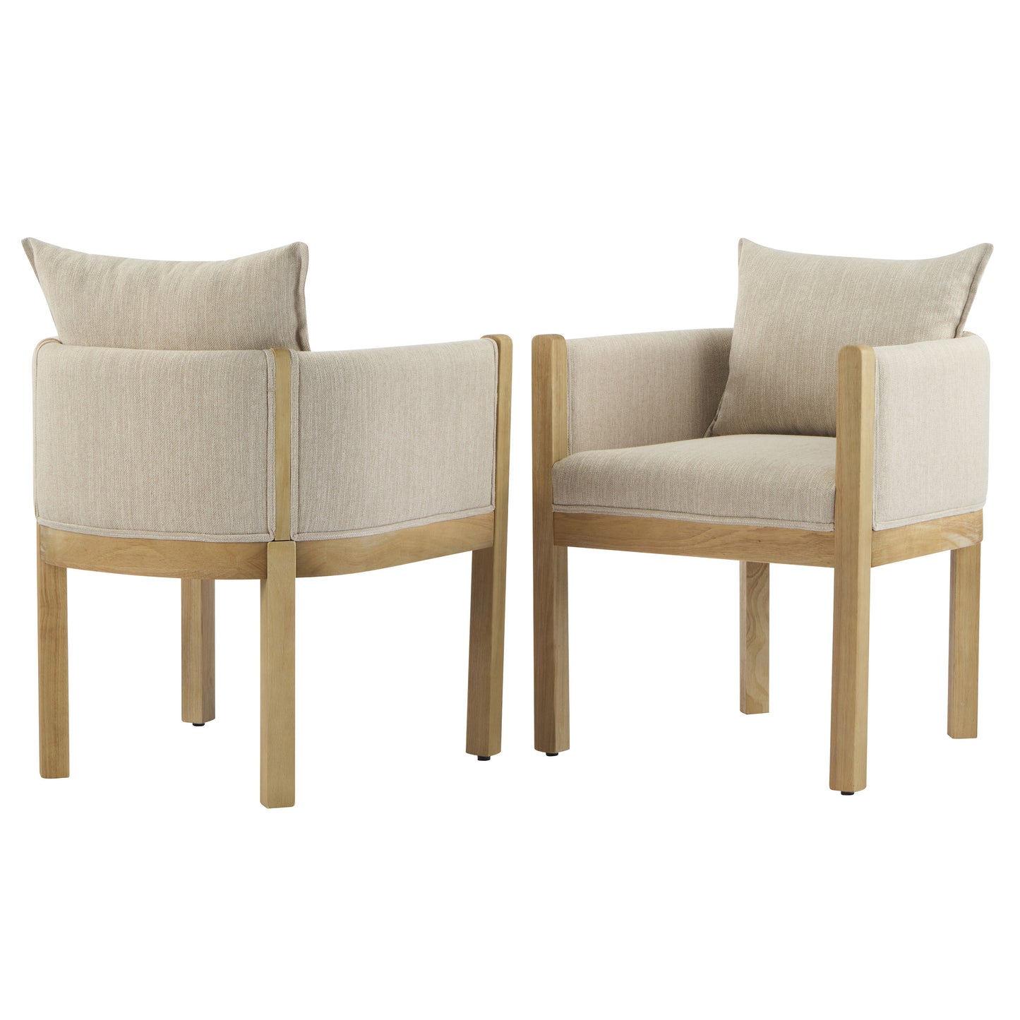 Ulradarisa Linen Upholstered Armchair (Set of 2)