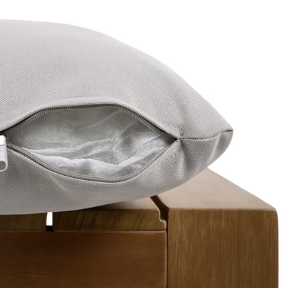 Sylvia Outdoor Dining Set with Acacia Wood Table and 6 Chairs,Waterproof Cushions