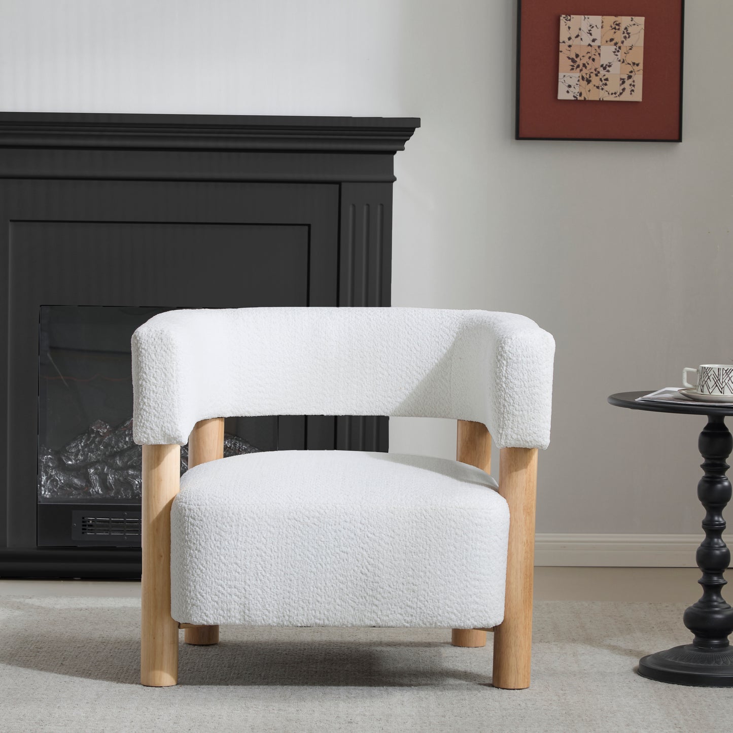 Trailthorn Boucle Upholstered Accent Arm Chair