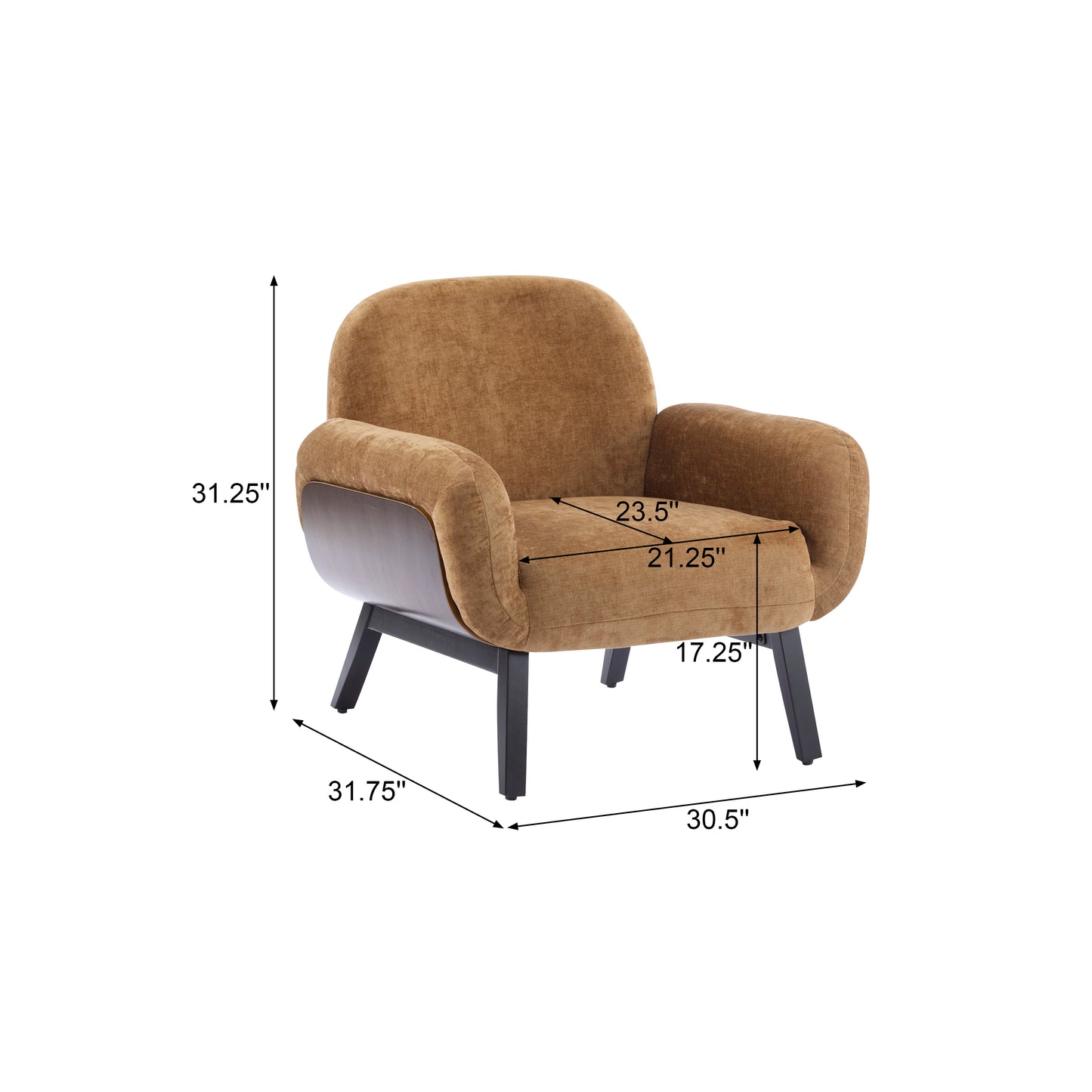 Andry Comfort Oriented Durable Armchair With Cushion