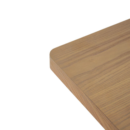 Verenda 63" Rustic Farmhouse Dining Table – Seats 4-6,with Pedestal Base