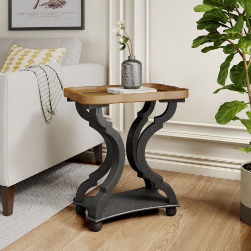 Balthazare Vintage Side Table End Table