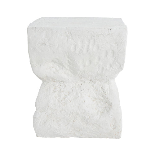 Caleo Outdoor Paito Modern Minimalist MGO Side Table, White