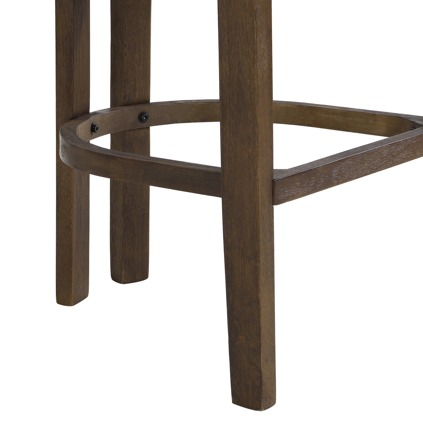 Thorn 30" Wooden Frame and Upholstered barstool with arm and back,Set of 2