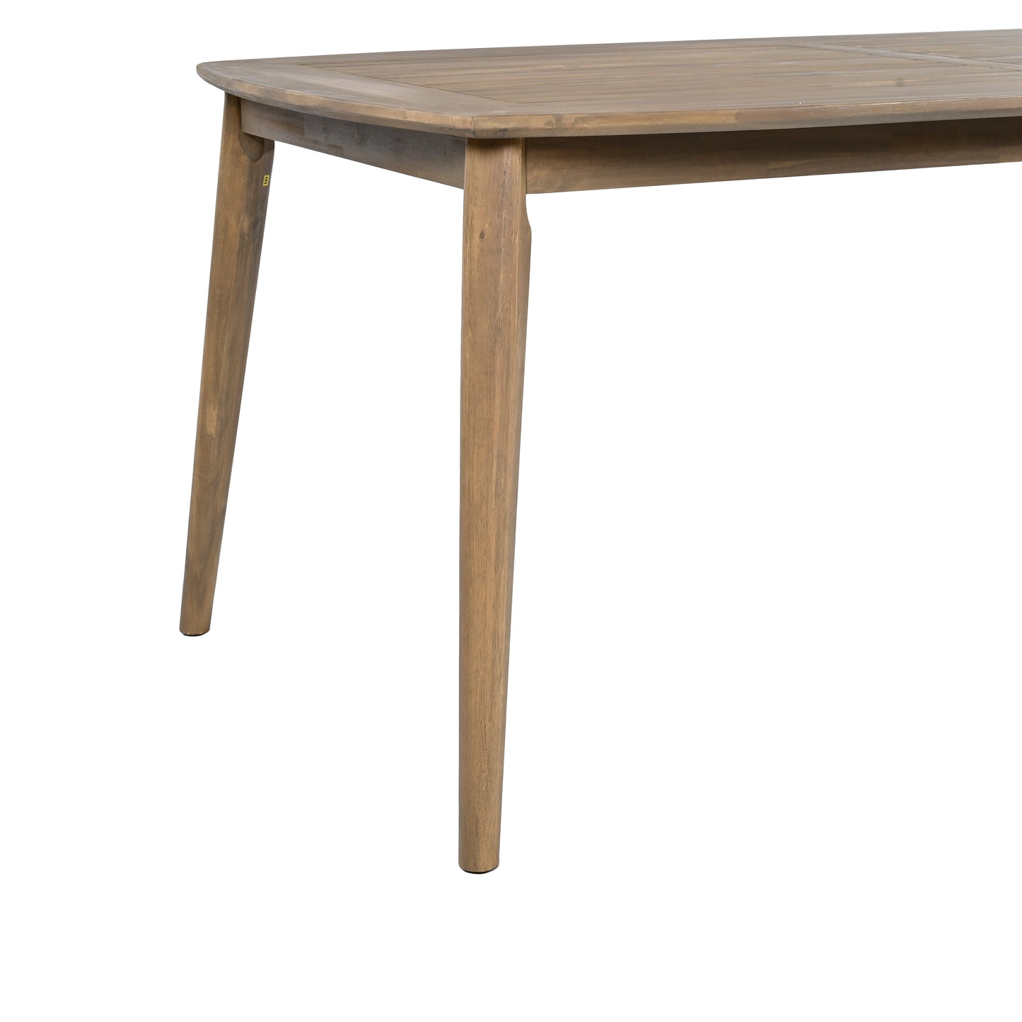 Junosila 5-Piece Acacia Wood Outdoor Dining Set - 70.75" Table & 4 Chairs with Cushions