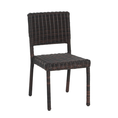 Ashiral Braided Patio Dining Chair,Set of 2