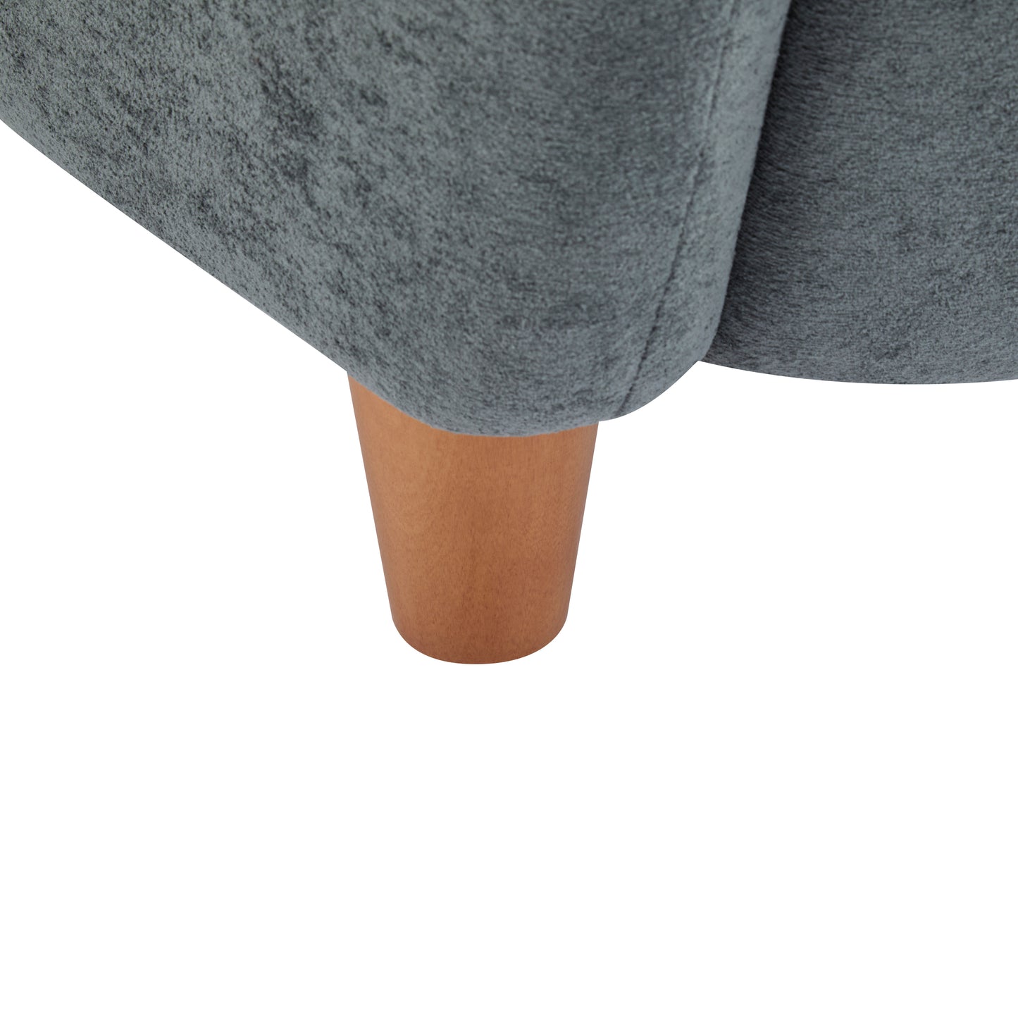 Zoe Fabric Wingback Accent Chairs Single Sofa