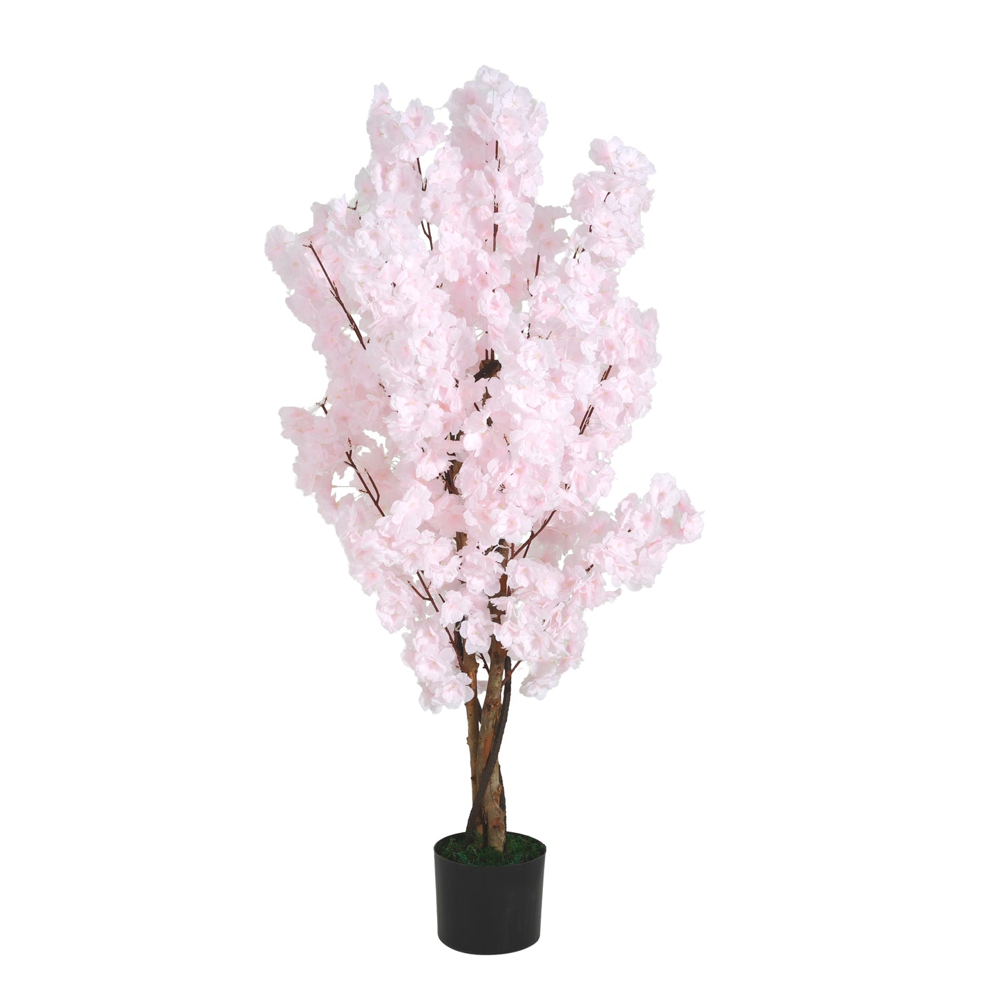 Maelorin 43" Artificial Cherry Blossom Tree with Black Plastic Pot