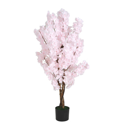 Maelorin 43" Artificial Cherry Blossom Tree with Black Plastic Pot
