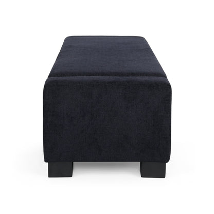 Korvallis Korvallis Indoor Fabric Storage Ottoman Single