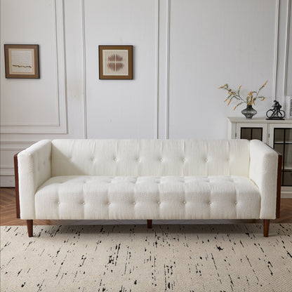 Crotar Modern Upholstered Boucle 3-seater Sofa