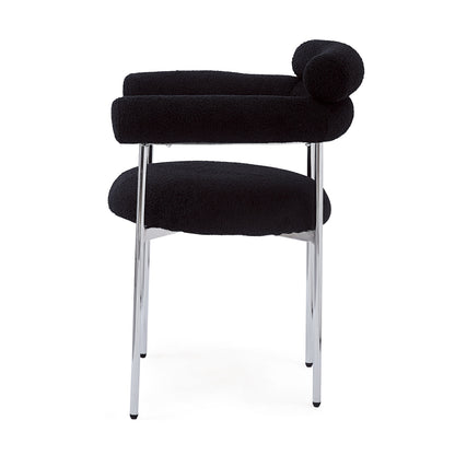 Jornic Modern Arm Upholstered Dining Chair