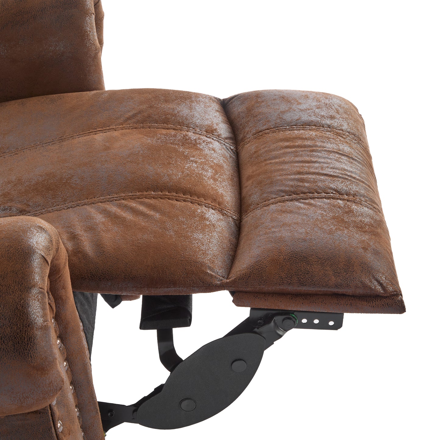 Isellen Suede Manual Glider Standard Recliner