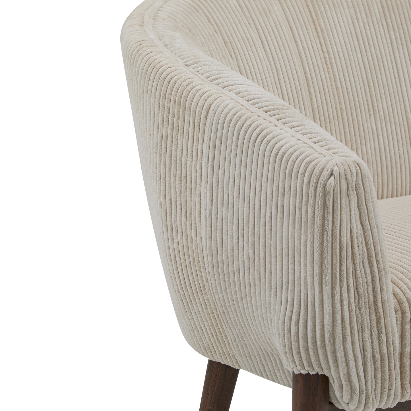 Deborah Mid-Century Fabric Settee