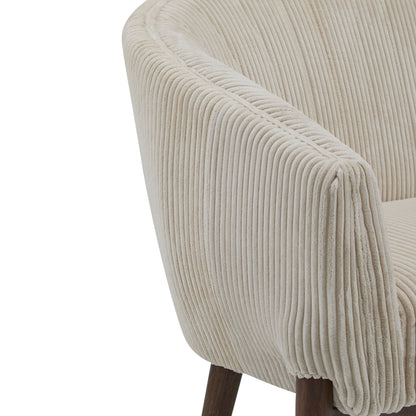 Deborah Mid-Century Fabric Settee