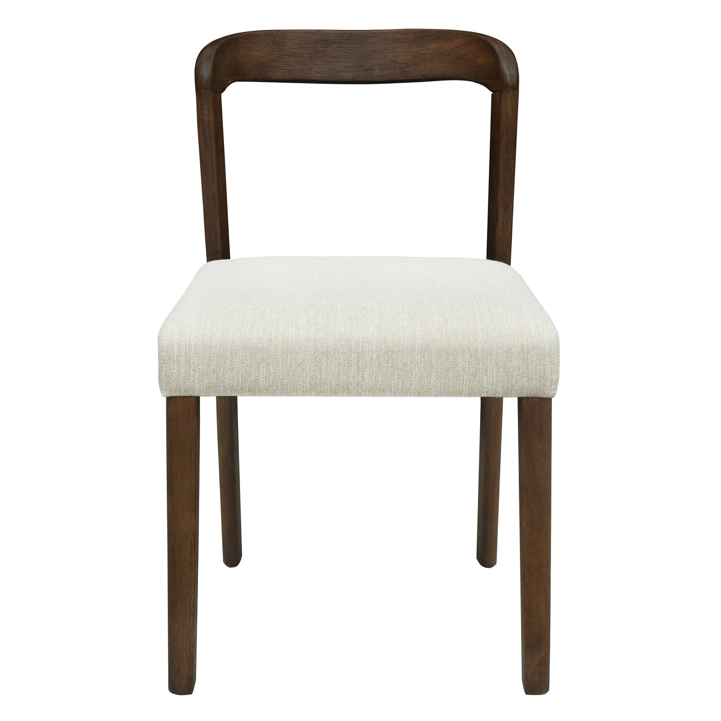 Cavomirium Solid Rubber Wood Dining Chairs,Set of 2