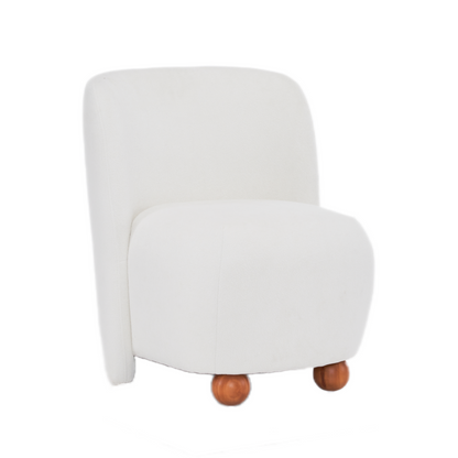 Sallia Ultra-Soft Modern Low-Back Armless Accent Chair, Multiple Color