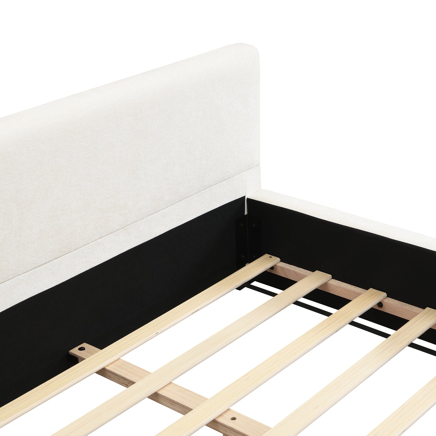 Oravionis Modern Nordic Design Elegant Beige Wide-edge Bed