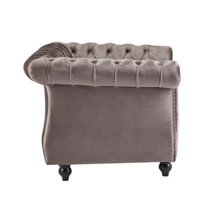 Galilea Chesterfield Velvet Club Chair