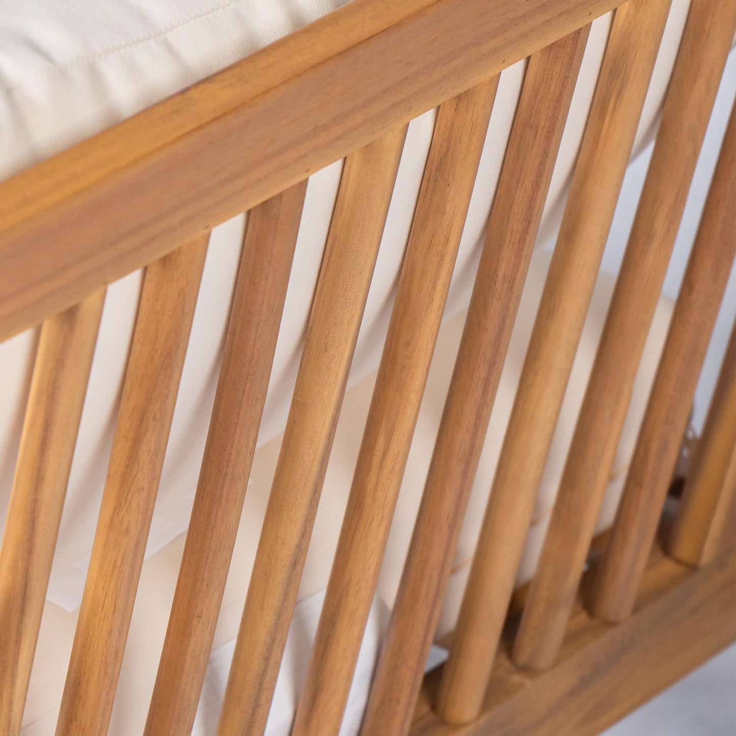 Elarrela Mid-Century Modern Outdoor Lounge Chair with Cushions