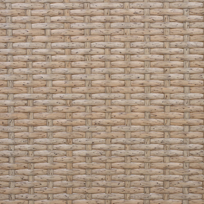 Velquinn Outdoor Dining Chairs Set of 2, Acacia Wood Frame and PE Wicker