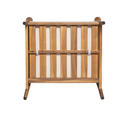 Elarrela Mid-Century Modern Outdoor Lounge Chair with Cushions