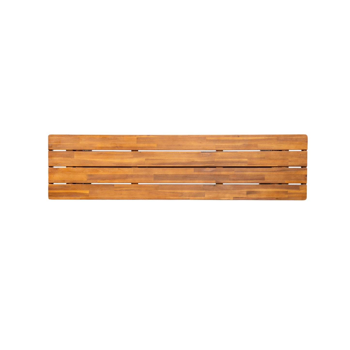 Vireor Outdoor Acacia Wood Bench, Southeast Asian charm