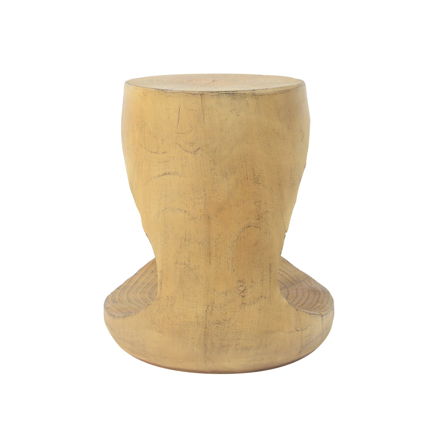 Hawthor MGO Hollow Side Table, Wood-like texture