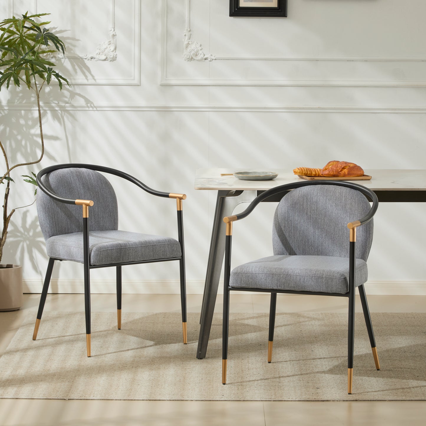 Auvia Modern Upholstered Cushioned Dining Chair