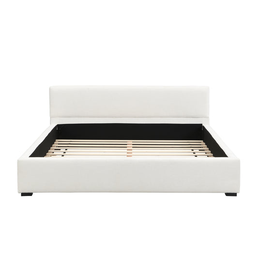 Oravionis Modern Nordic Design Elegant Beige Wide-edge Bed