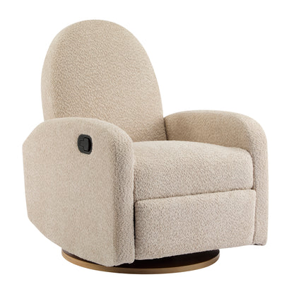 Alindra Modern 360° Swivel Glider Recliner Chair with Rocking Motion