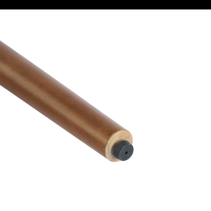 Dorio Indoor Wooden Barstool, Wood Finish With Beige Upholstery, Set of 2