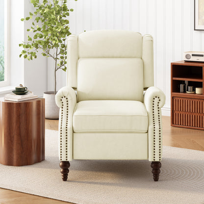 Marlowe Push Back Recliner Chair Upholstered Recliner Armchair