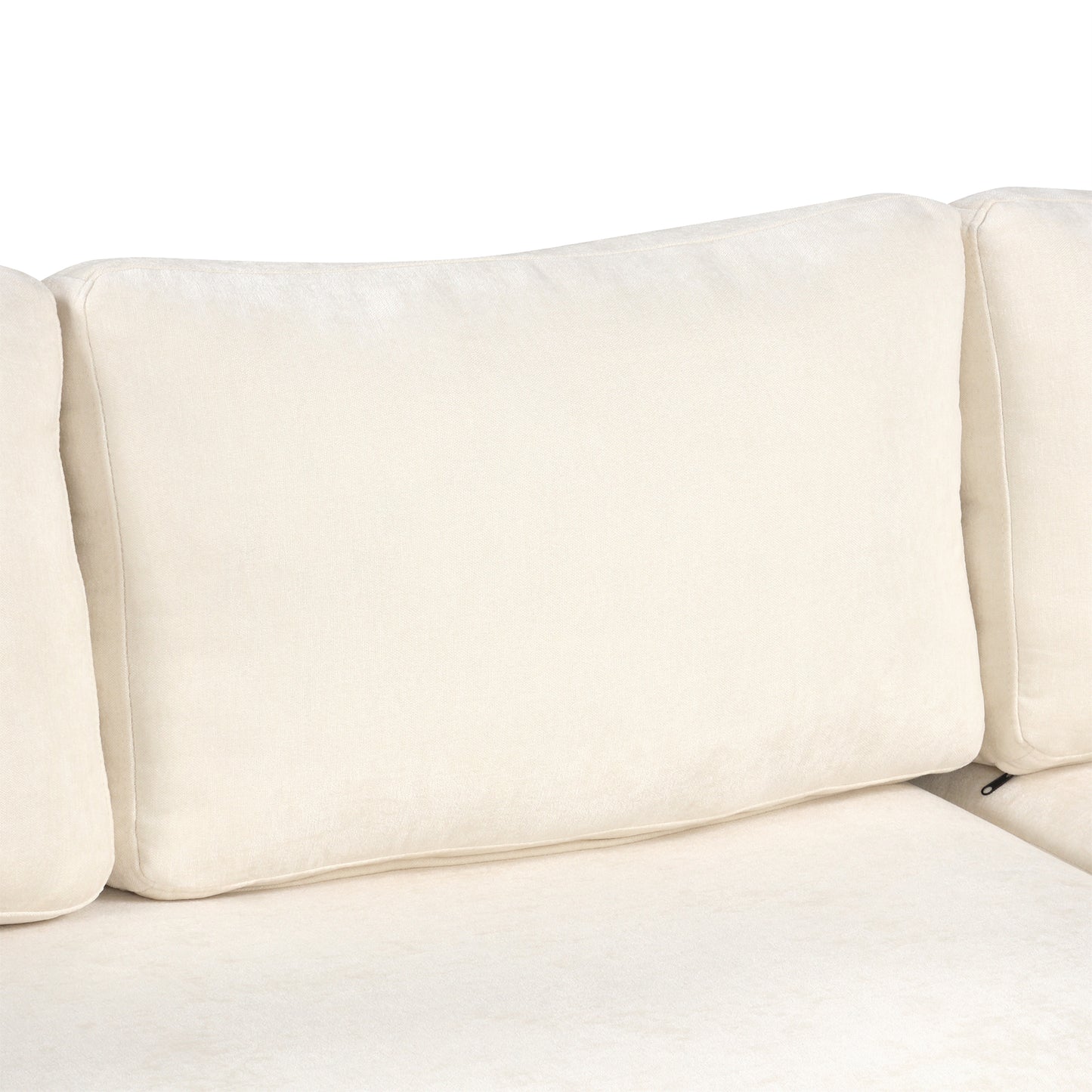 Serava Sectional Sofa Upholstered Sofa Couch with Reversible Armrests for Living Room