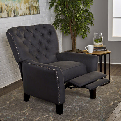 Finnion Modern Fabric Push Back Recliner