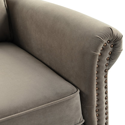 Nomae 360° Swivel Recliner Manual Rocking Recliner Home Theater Manual Recliner Chair