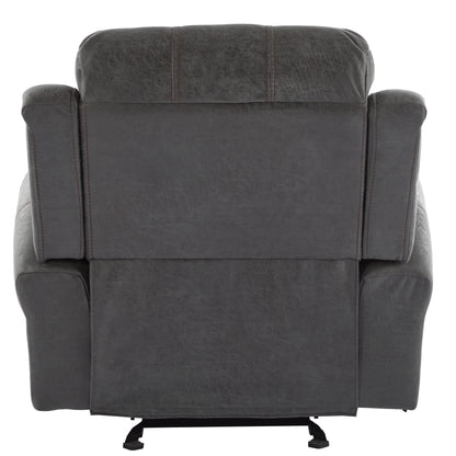 Isellen Suede Manual Glider Standard Recliner