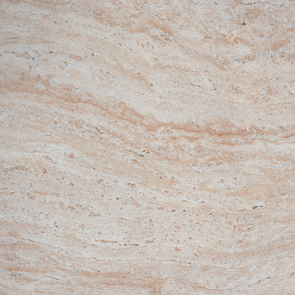 Moonveil Outdoor Lightweight Concrete Side Table,Travertine Finish