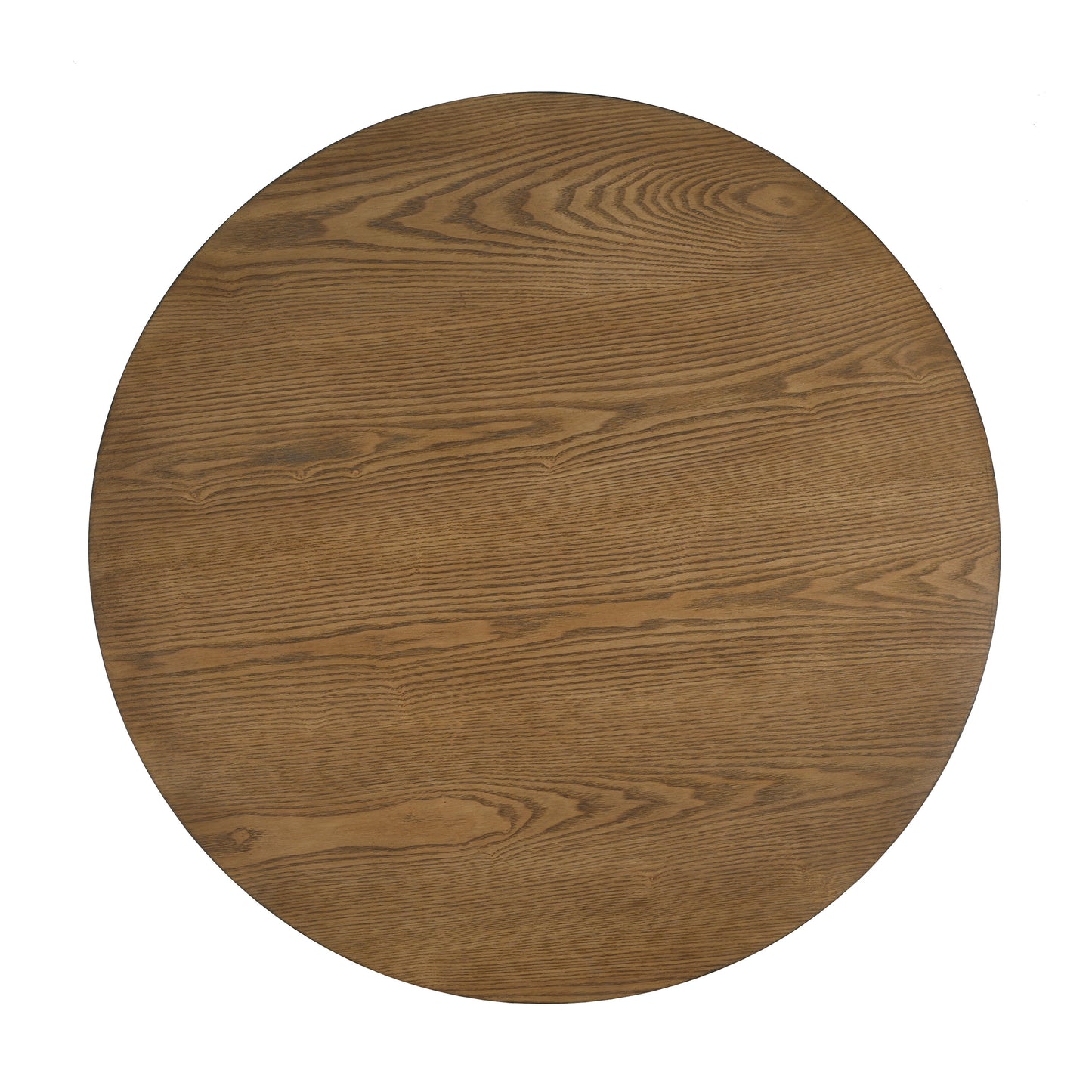 Orlenquess 32'' Rattan Coffee Table, Round Rattan Woven Wood Coffee Table