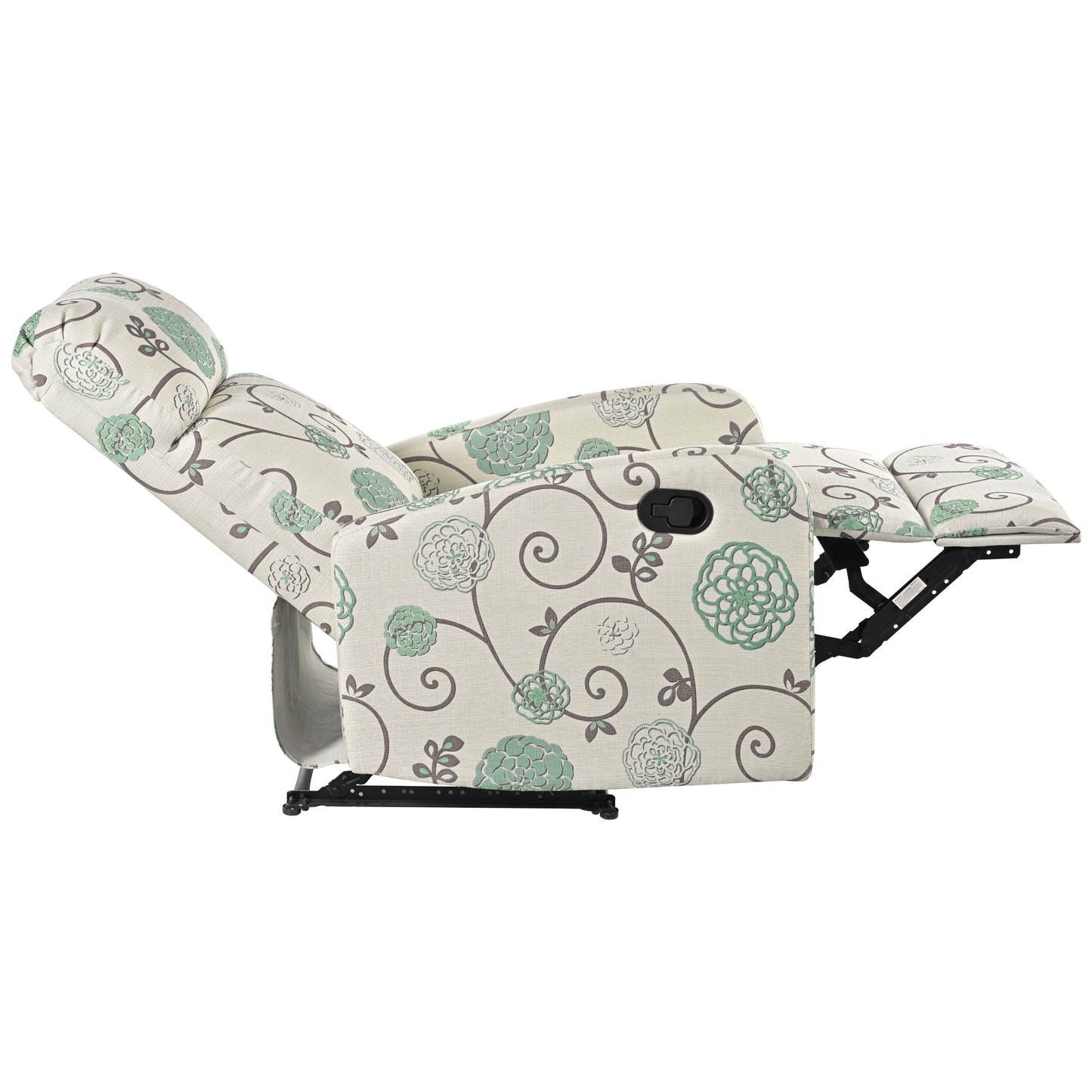 Elarra Modern Recliner Manual Recliner Home Theater Manual Recliner Chair with Adjustable Backrest