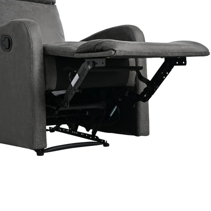 Elarra Modern Recliner Manual Recliner Home Theater Manual Recliner Chair with Adjustable Backrest