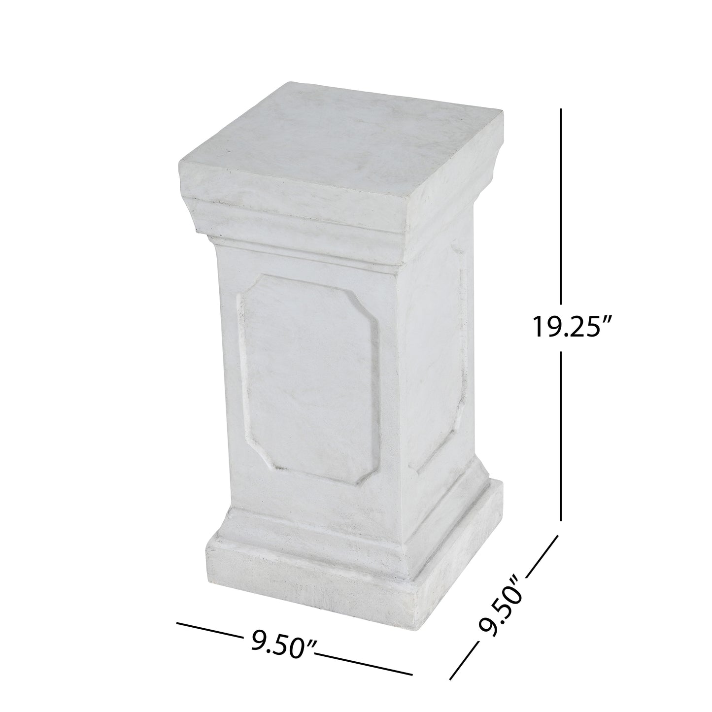 Reed 19.25'' H Classic Square Flower Stand, Pedestal
