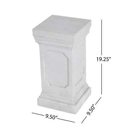 Reed 19.25'' H Classic Square Flower Stand, Pedestal