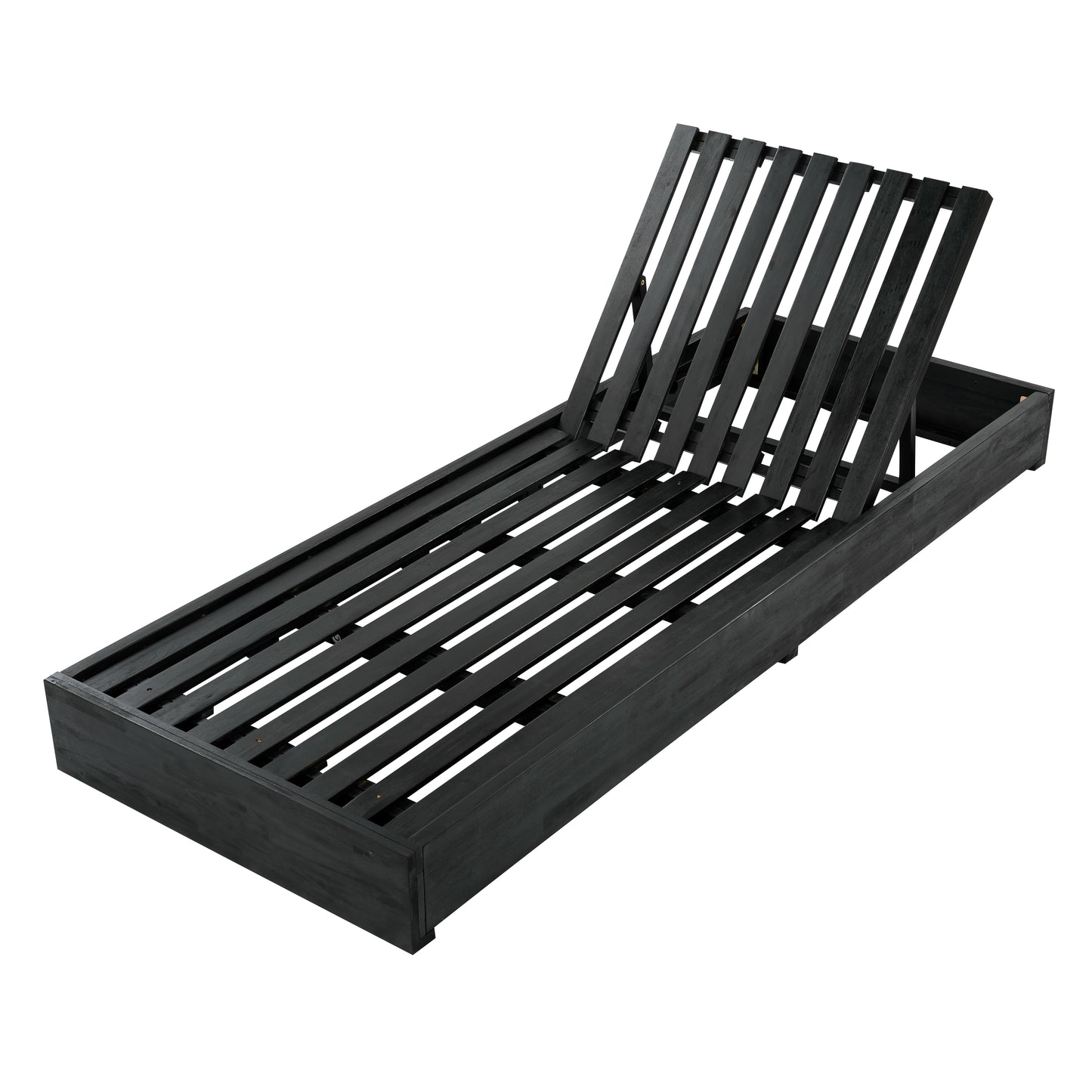 Elarterum Lounge chaise Set, Acacia solid wood with Lounge Cushio