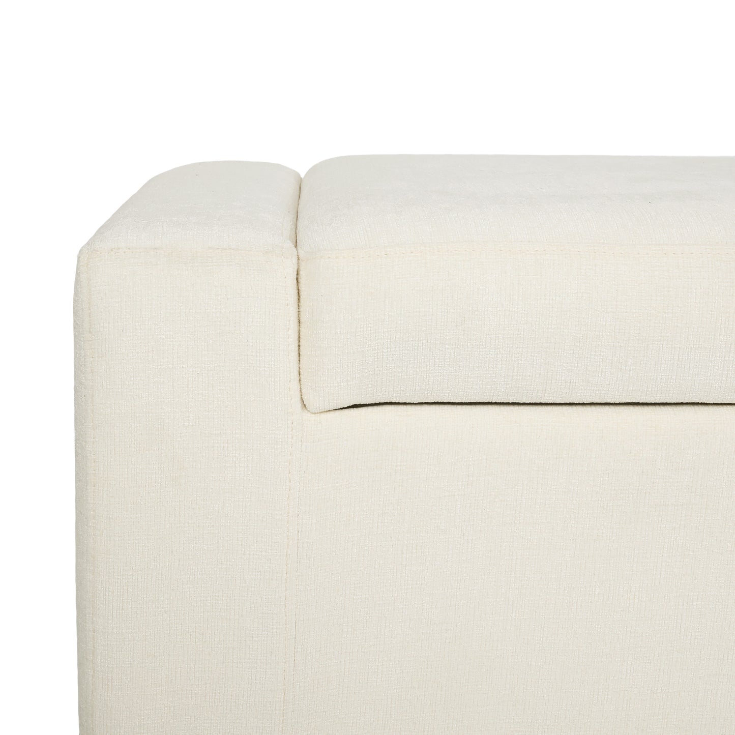 Korvallis Korvallis Indoor Fabric Storage Ottoman Single