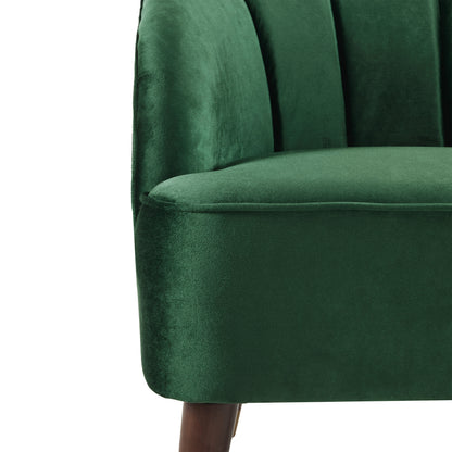 Veneras Velvet Barrel Club Chair